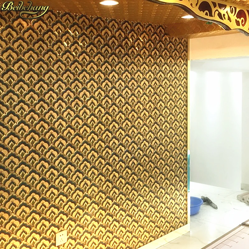 Beibehang KTV гостиничная шкала Золотая фольга обои papel де parede 3d обои для стен гостиной роскошные обои-3d домашний декор