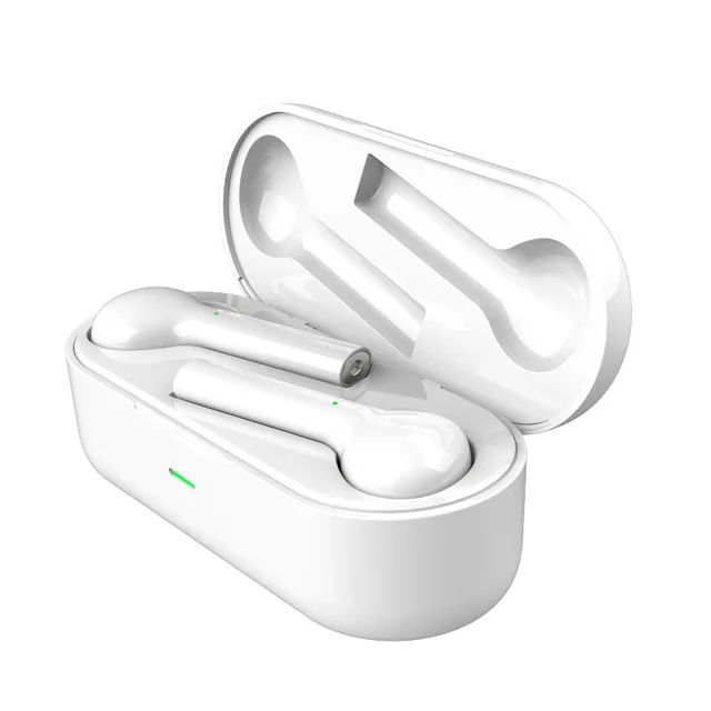 Белый Наушники беспроводные JS18 TWS Bluetooth наушники для iPhone, двойные динамики объемные Новые водонепроницаемые спортивные наушники Smart touch вызов беспроводные наушники блютуз наушники наушники беспроводные huawei - Цвет: Белый
