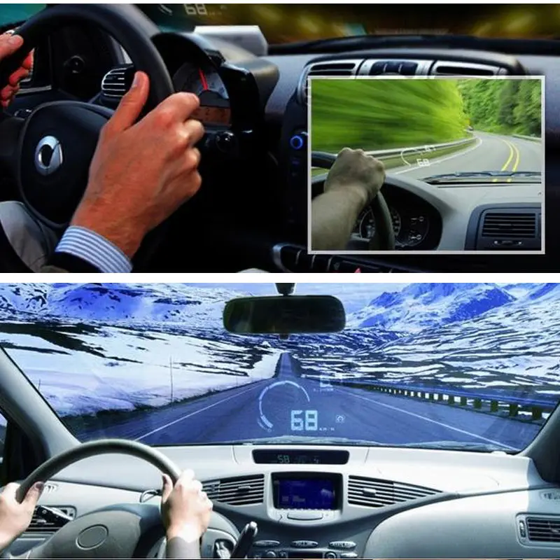 Автомобильный проектор JSD HUD система проекционного отображения на голове OBD II