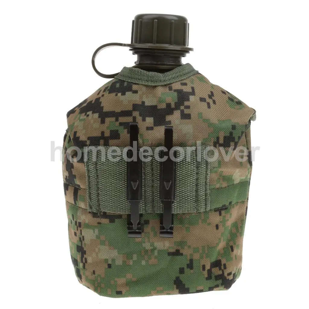 1 л армейская бутылка для воды кемпинга в стиле милитари сумка столовой 5 цветов |