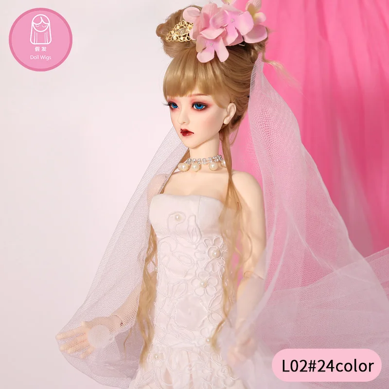 Парик для куклы BJD L02 # бесплатная доставка размер 9 10 дюймов 1/3