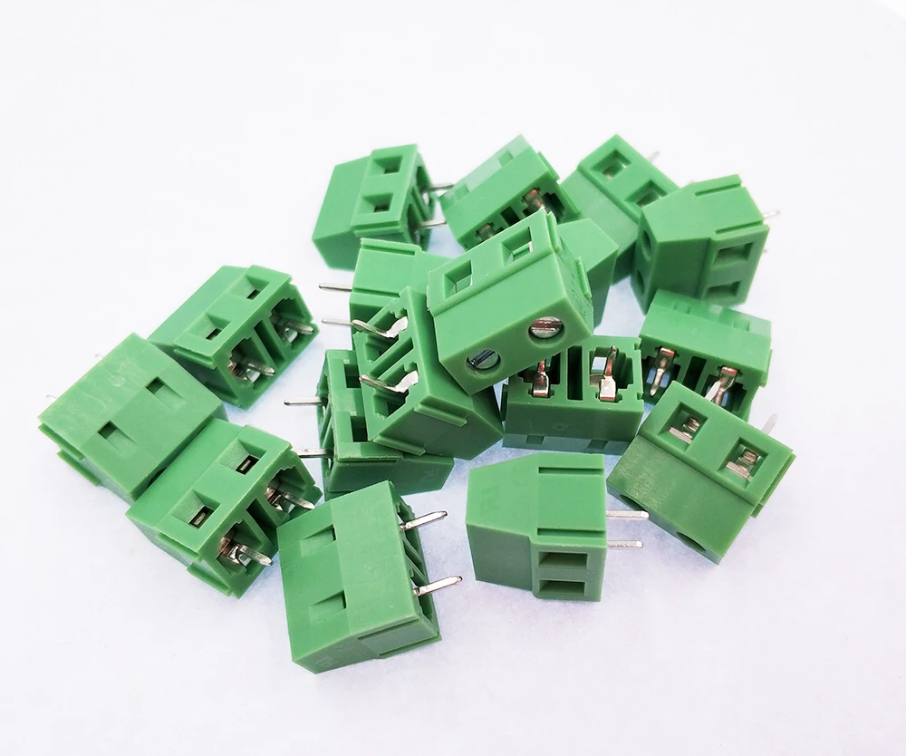 100 шт. 128 7.5 2P 3P PCB винтовой клеммный блок Штабелируемый 7 5 мм шаг провода терминал