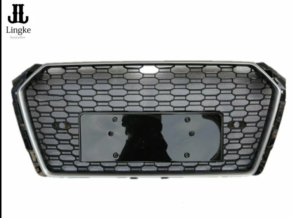 For Audi A4 S4 B9 RS4 Front Sport Hex Mesh Honeycomb Grill S Line Black 2017-18 | Автомобили и мотоциклы