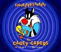 Sylvester & Tweety в Cagey каперсы 16 бит MD карточная игра для Sega MegaDrive Genesis игровой консоли| |