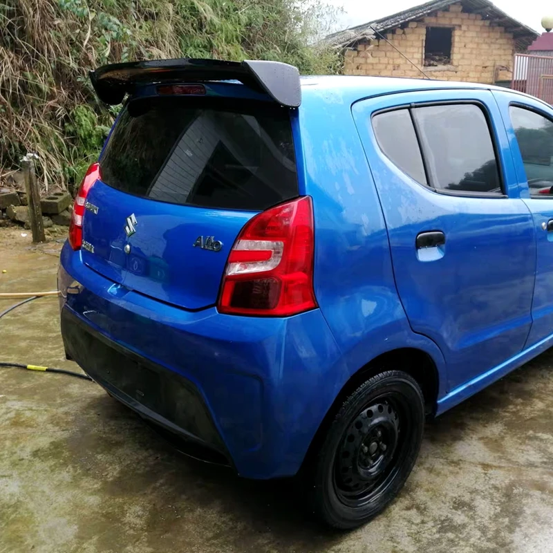 Для Suzuki Alto спойлер высокое качество абс материал автомобильное заднее крыло праймер цвет задний спойлер для Suzuki Alto 2006