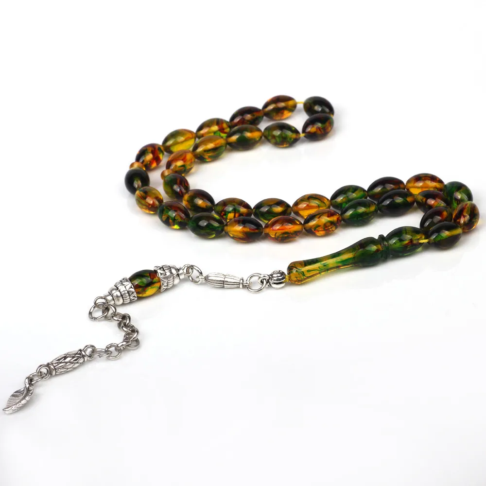 Tasbih магазин смолы янтарные Молитвенные Четки из бусин tesbih Мусульманский