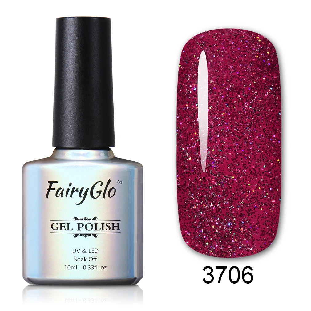 NHJ3706 FairyGlo 10 мл неоновый Гель-лак полуперманентный Блеск УФ-гель для ногтей Краска гель лак Гибридный лак для ногтей маникюр - Цвет: NHJ3706