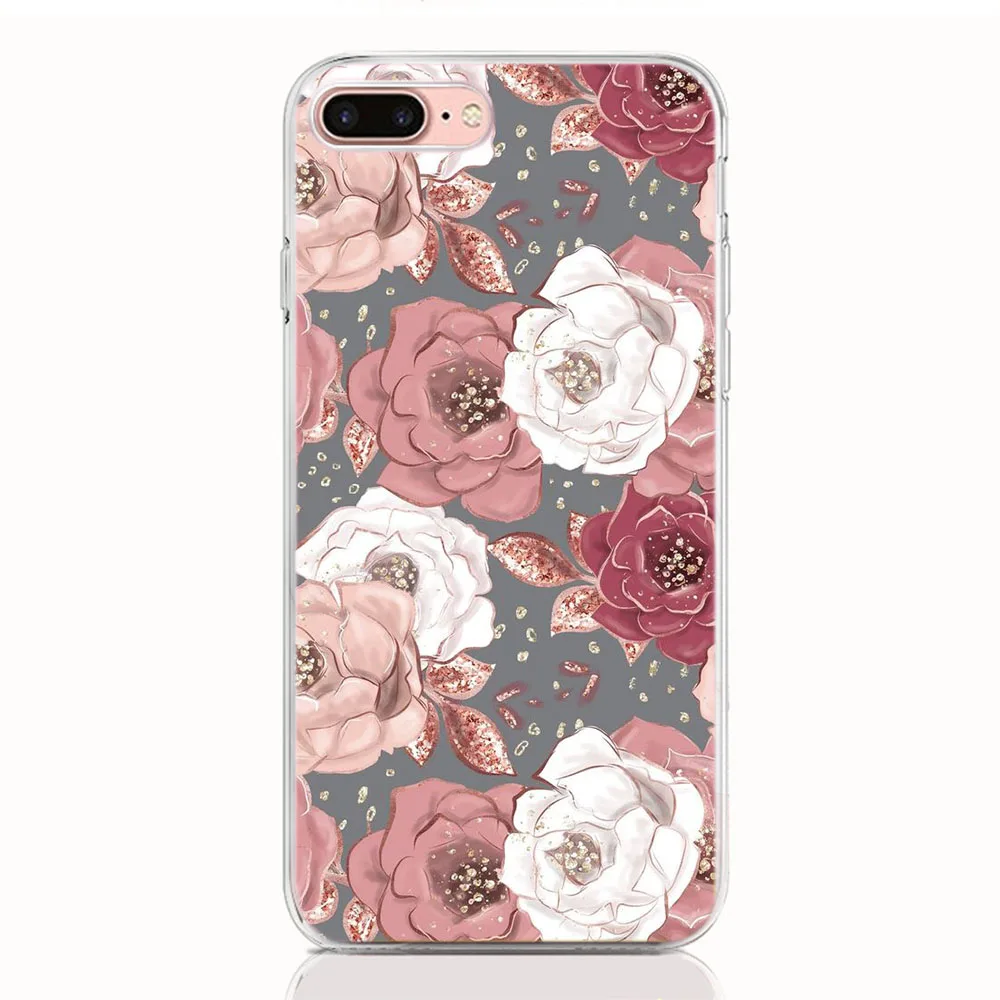 Для Google Pixel 4 4XL 3A XL 2 3 2XL 3XL Мягкий силиконовый чехол из ТПУ с цветочным принтом, задняя крышка, чехол на корпус телефона