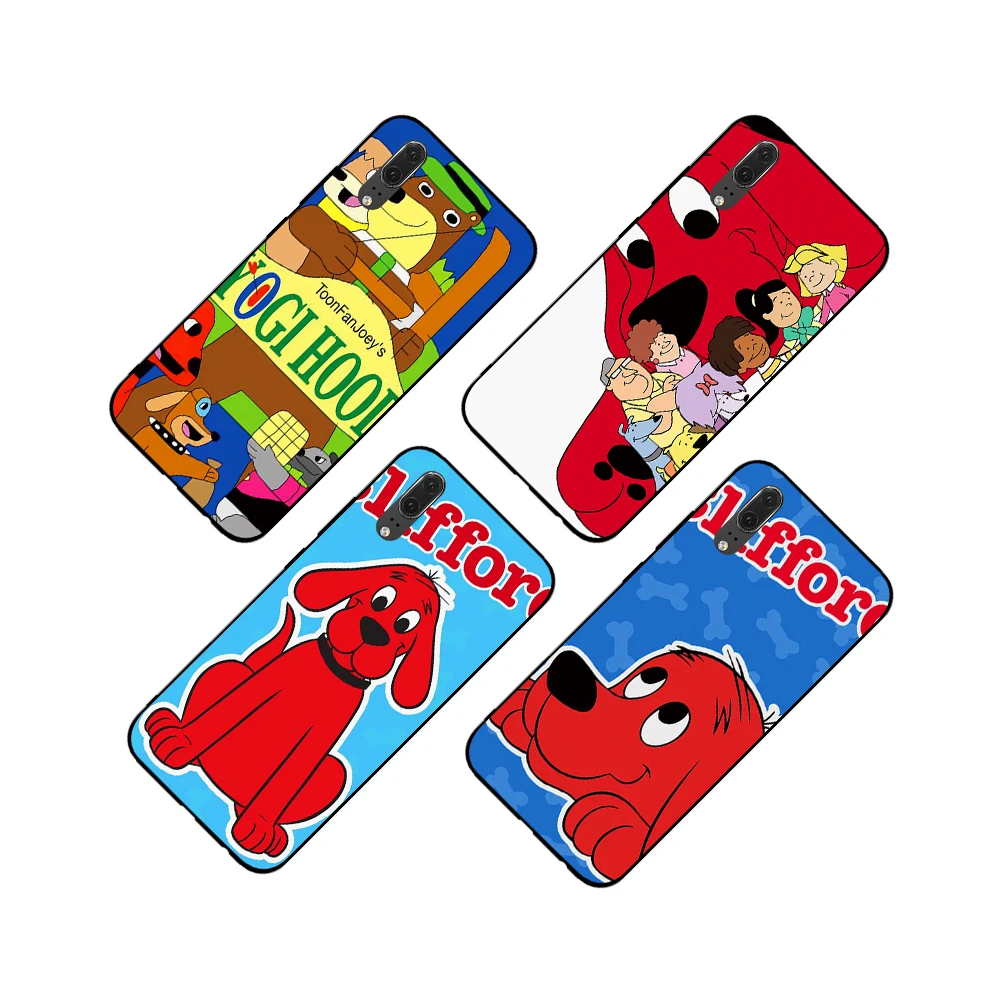 Мягкий чехол Clifford the Big Red Dog для Huawei Y6 Y7 Y9 Prime 2017 2018 2019 Nova 2i 3 4 3i Lite Mate 10 20 Pro
