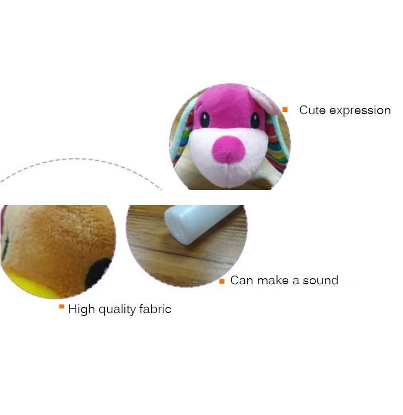 20CM Vocal Dog Plush Doll Toys Infant Animal Stuffed Doggies Children Cute Soft Puppy Attention Training Toy Birthday Gift Kids | Игрушки и