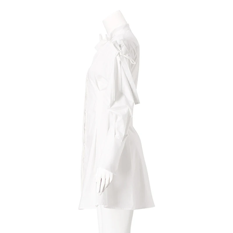 Twotwinstyle осень платье Женский Кружево с длинным рукавом Мини Для женщин Платья для