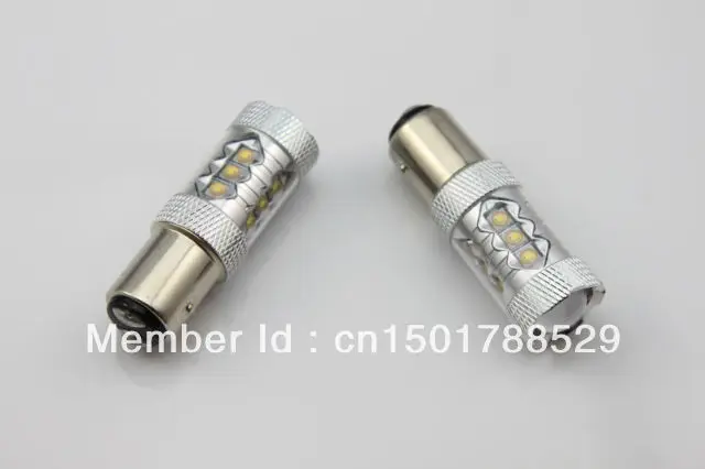 

80 Вт светодиодный туман светильник 80w Cree LED чипов 1156 BA15S P21W 1156/R5W R10W автомобильная светодиодная лампочка Светодиодный лампа Габаритные огни с...