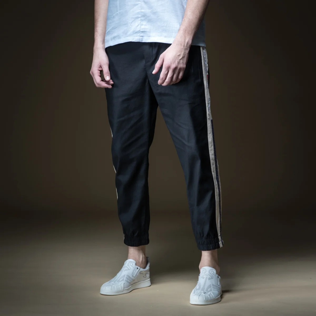 

Sweatpants Direct Selling Men Pinli Summer 2019 New Men's Decorated Cotton And Hemp Shoes Leisure Nine-minute Pants B192717601