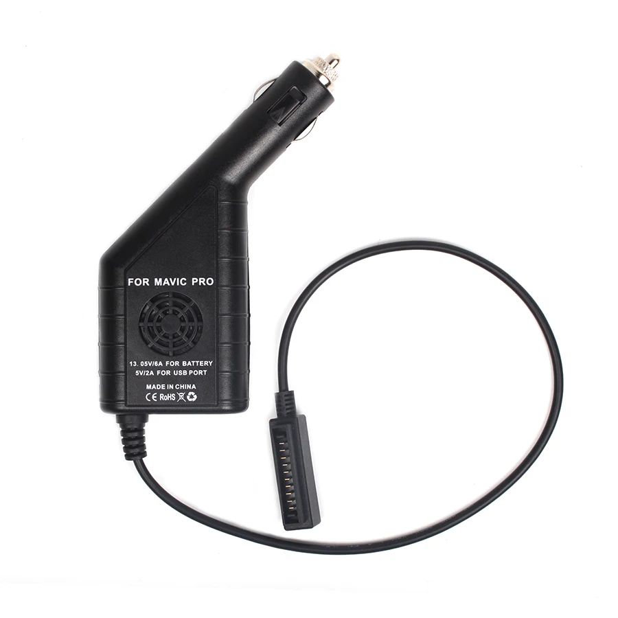 2 в 1 Автомобильное зарядное устройство с USB портом зарядка аккумулятора для телефона планшета для DJI Mavic Pro пульт дистанционного управления аксессуары