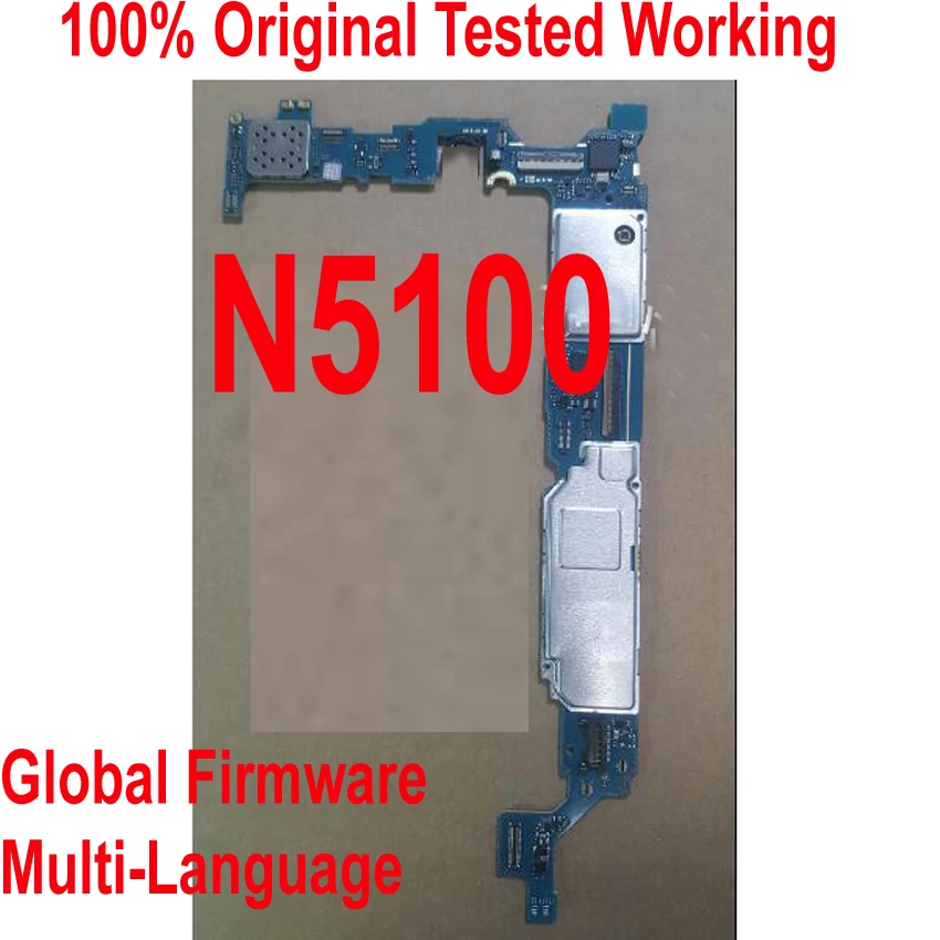 Оригинальная материнская плата с глобальной прошивкой для Samsung Galaxy Note 8 0 3G N5100