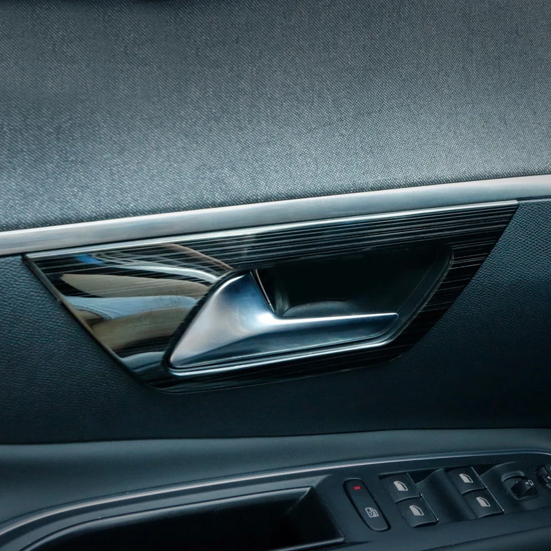 ABS/Сталь аксессуары интерьера дверные ручки чаши рамка для peugeot 3008 3008 GT сомнения очаровательно, /5008 5008 GT