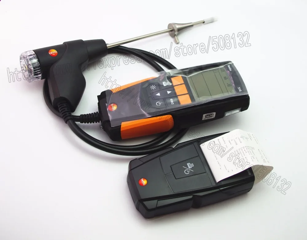 Testo 0563 3110 комплект жилого анализатора сгорания с принтером|combustion analyzer|kit kitskit printer |