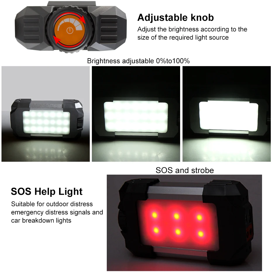 15 Вт Кемпинг Палатка свет открытый перезаряжаемый портативный фонарь 30
