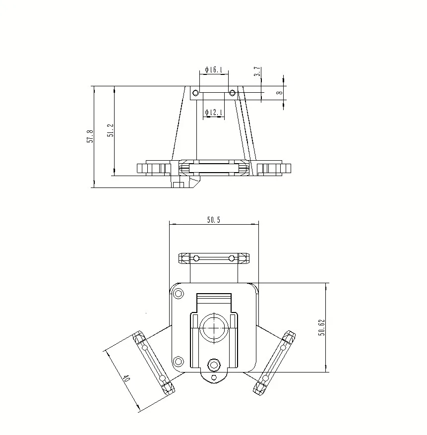 Инжекционный ретранслятор Kossel Delta полный комплект/набор 1 75/3 мм M3 V6 hotend
