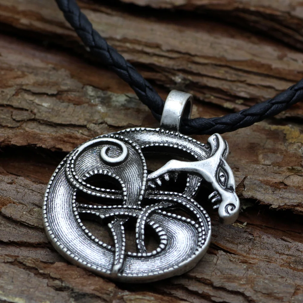 Подвеска в виде змеи стиле викингов ретро|pendant necklace|necklace snakejewelry jewelry |