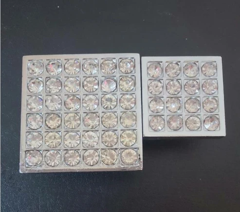 5 шт. квадратного кристалла из цинкового сплава современный простой дизайн