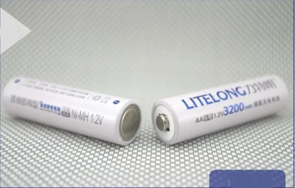 4 шт./лот супер AA батарея 1 2 v 3200mah Ni MH Аккумуляторная 5 лет гарантии|aa rechargeable