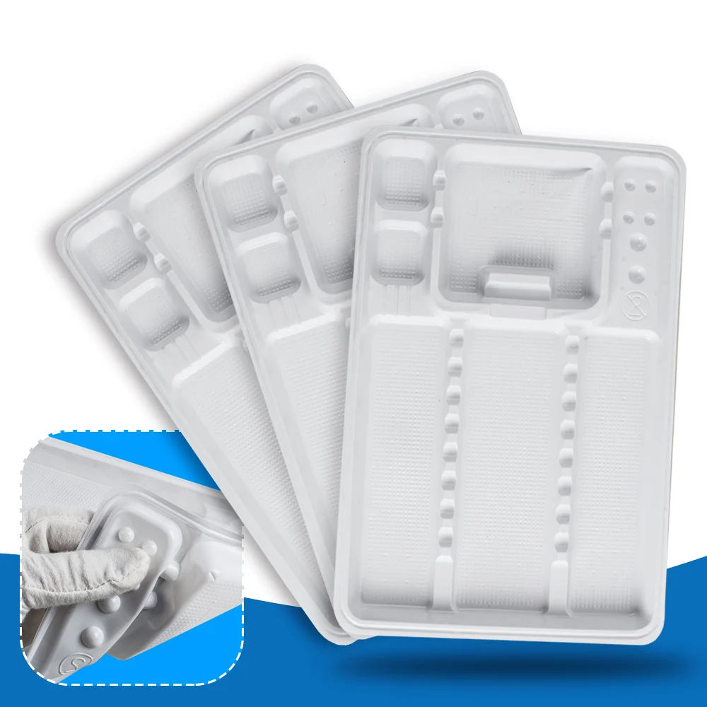 Одноразовый пластиковый лоток для стоматологических инструментов 10