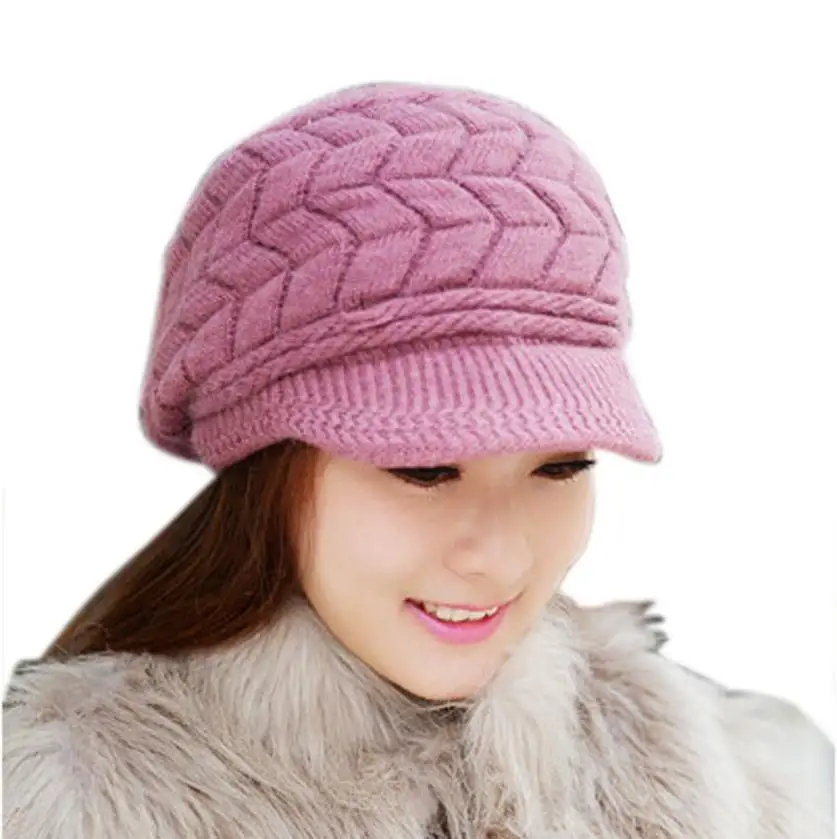 Womail 2017 новое поступление Женская модная зимняя шапка Skullies Beanies вязаные шапки из