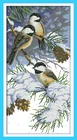 Набор для вышивки крестиком 14ct 11ct с изображением птиц на осень (2)