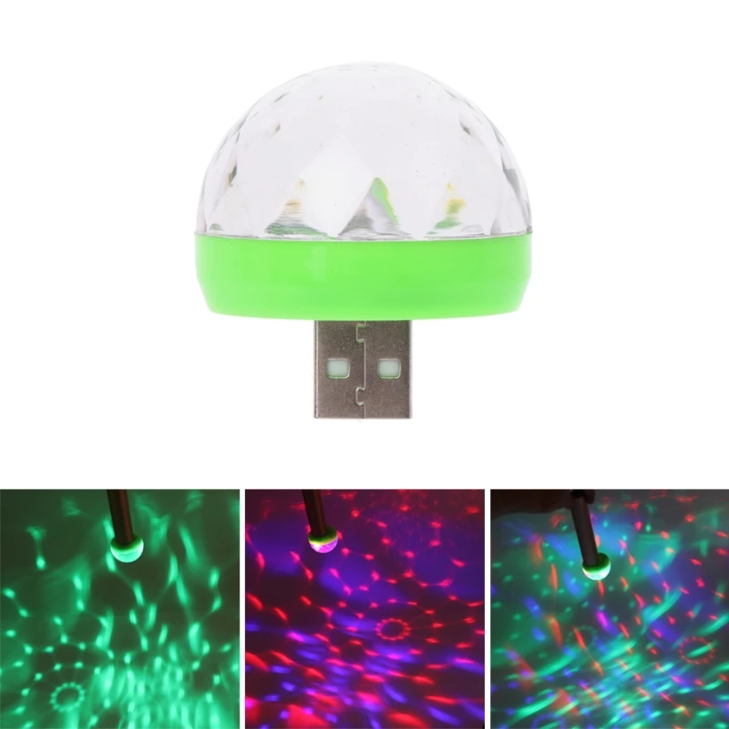 5 в RGB LED USB автомобильный окружающий свет управление звуком и сенсорное мини