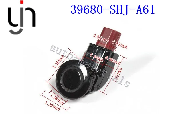 Датчик парковки 39680 SHJ A61 188200 9860 для CRV 2.4L Odyssey 3.5L Автомобильный датчик черный
