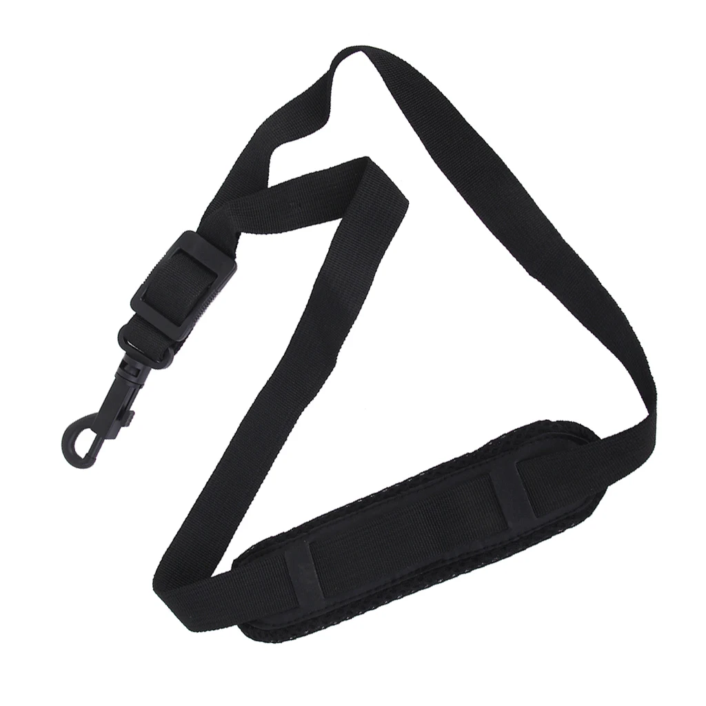 Черный Регулируемый Нейлоновый мягкий саксофон Sax шейный ремешок с пластиковым