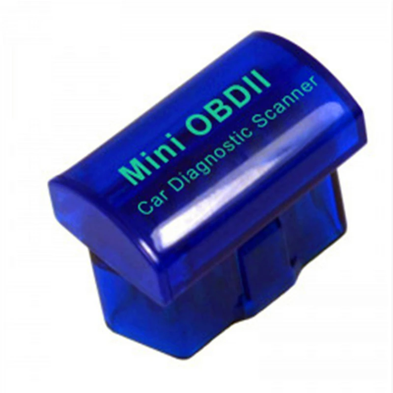 Mini OBD2 Diagnostic Tool Bluetooth Compatible OBDII Automotive Fault Diagnosis Tool Car Diagnostics Sky Blue or White Free Ship