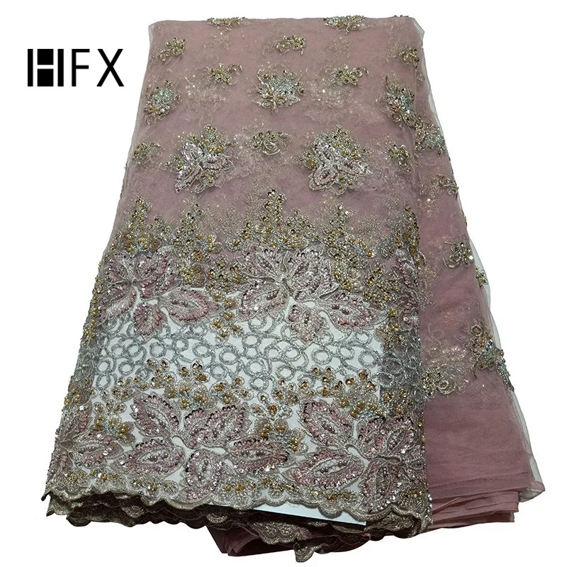 Тяжелое французское платье фатиновое кружево новейшее зеленое/золотое