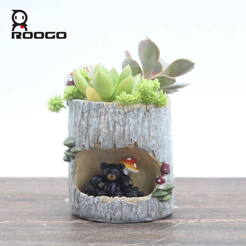 Roogo цветочный горшок небольшой горшок для суккулентов винтажный горшок для садового растения горшки дома для украшения комнаты украшения для балкона плантаторы для растений