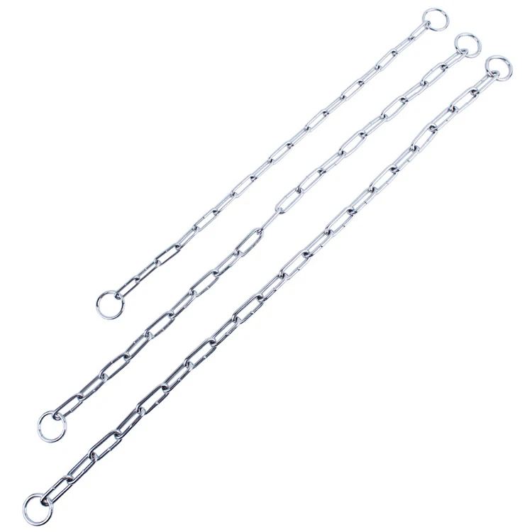 3 Size Carbon Steel Dog Collar Chain Adjustable Training Pet Pinch Dog Collar S/M/L