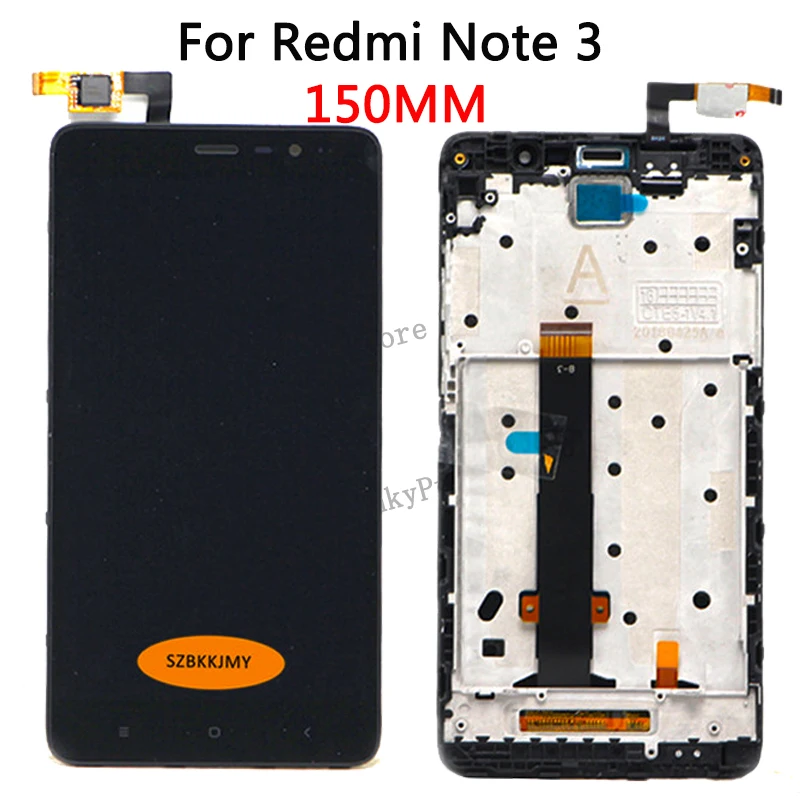 5 'ЖК дисплей для Xiaomi Redmi Note 3 ЖК экран сенсорный дигитайзер с рамкой датчик