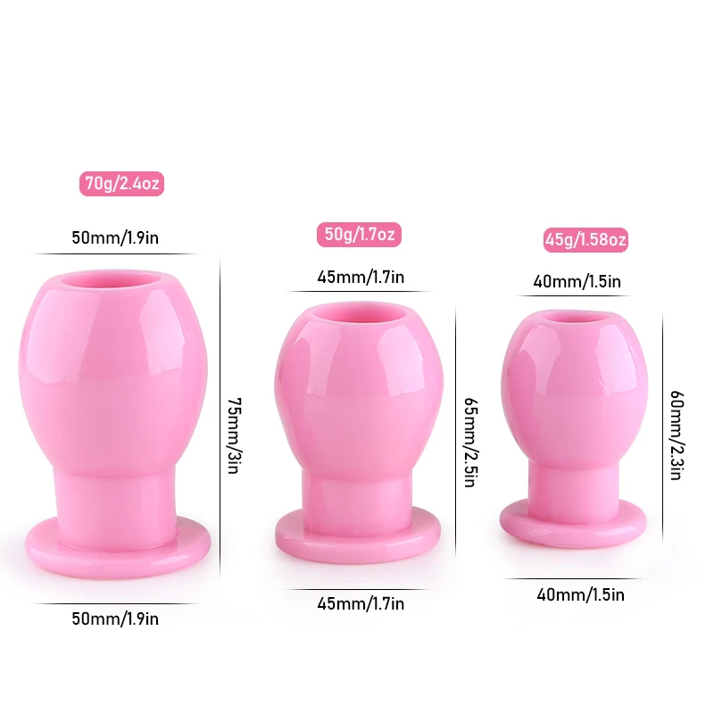 Silicone Butt Plug Douche Enema Anal Dilator Hollow Sex Toys For Woman Men Gay Prostate Massager Vaginal adult |
