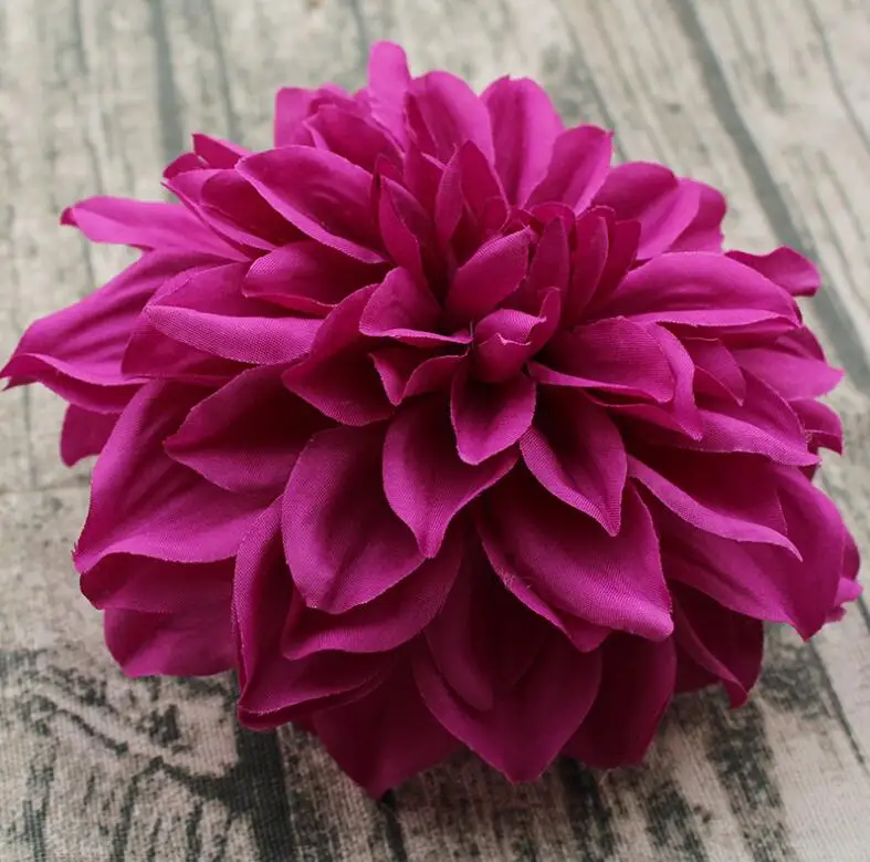 15 см Большая искусственная шелковая Цветочная головка Dahlia DIY для дома свадьбы