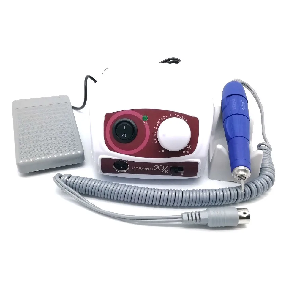 Мощный блок управления 207B мощный 210 102 35000 об/мин Электрический маникюрный набор