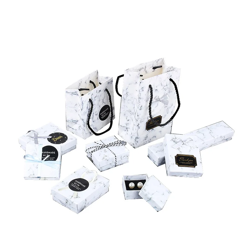 Коробка для ювелирных изделий упаковка ожерелья коробка дисплей подставка колец