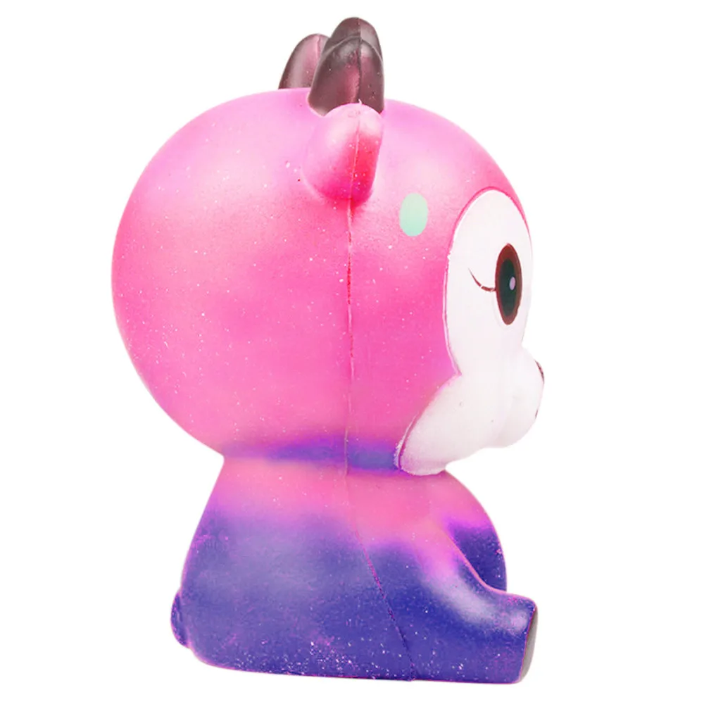 Jumbo Squishy Antistress Squishe animals11.5cmGalaxy милый олень крем ароматизированный медленно поднимающийся для детей для снятия стресса у взрослых игрушки
