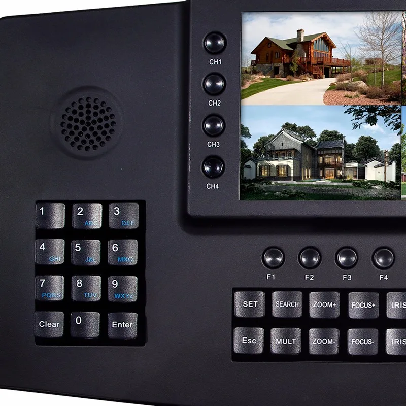 7 дюймовый CCTV контроллер безопасности 4d джойстик RS485 порты клавиатура ЖК экран
