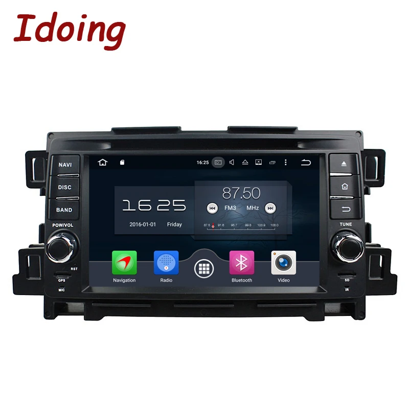 Idoing 2Din рулевое колесо Android8.0/7 1 Fit Mazda CX 5 автомобильный dvd плеер 8Core 4G + 32G gps навигация