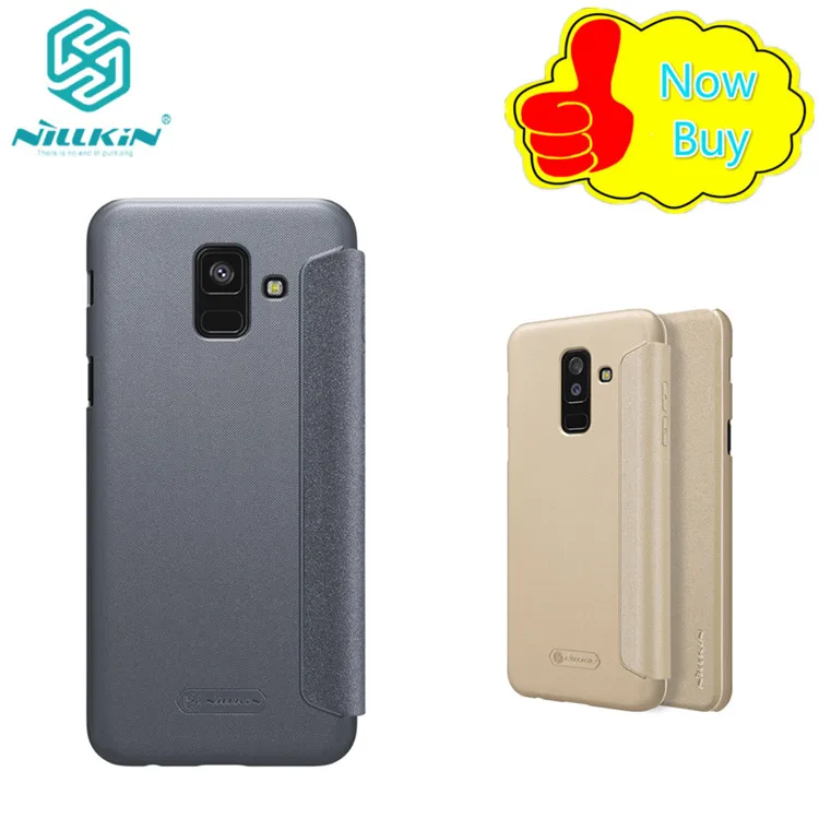 Nillkin матовый чехол из ПК, жесткая защитная задняя крышка для samsung Galaxy A6, сумка для телефона, чехол для A6 plus, Пластиковый Чехол для мобильного телефона