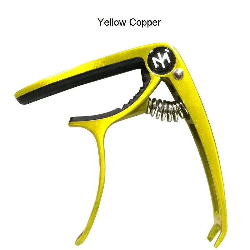 IM Guitar Capo с мостом для удаления штифтов подходит для акустической гитары электрогитары Guita и укулеле - Цвет: Yellow Copper