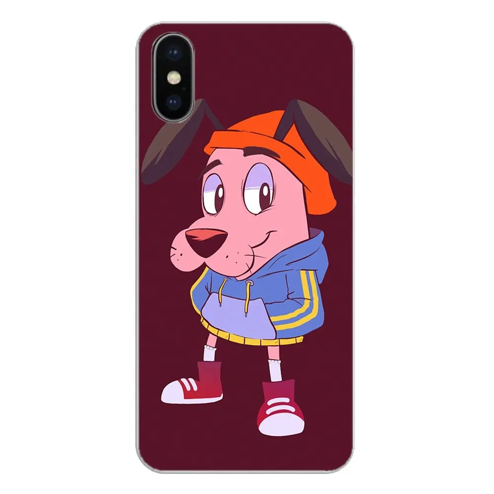 For Xiaomi Mi6 Mi 6 A1 Max Mix 2 5X 6X Redmi Note 5 5A 4X 4A A4 4 3 Plus Pro cartoon courage the cowardly dog Silicone Skin Case |
