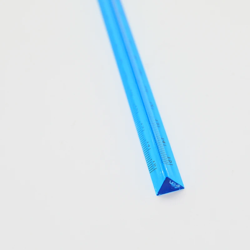 Синий Пластик простой правитель студент 15 см прямо Рисование высоким качеством