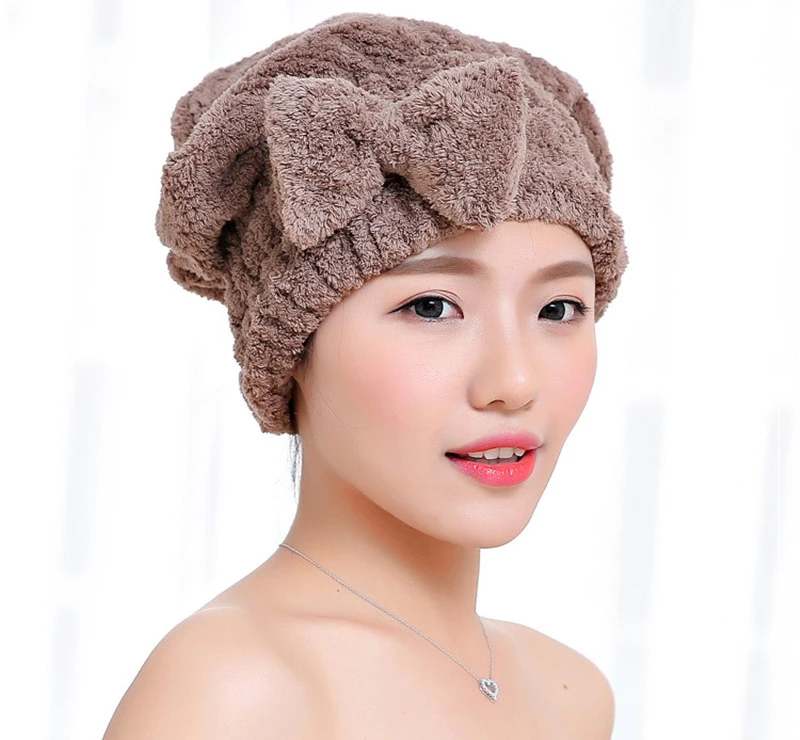 XC Ushio 1 Peice высокое качество из микрофибры мягкие волосы сухие Кепки для коротких/длинные волосы Удобные симпатичные волосы Уход за кожей лица Для ванной полотенца головы Полотенца