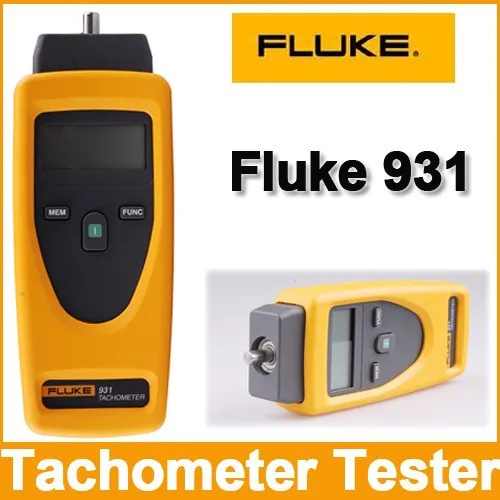 100% Аутентичные Fluke 931 F931 Тахометр бесконтактный оптический и контактный
